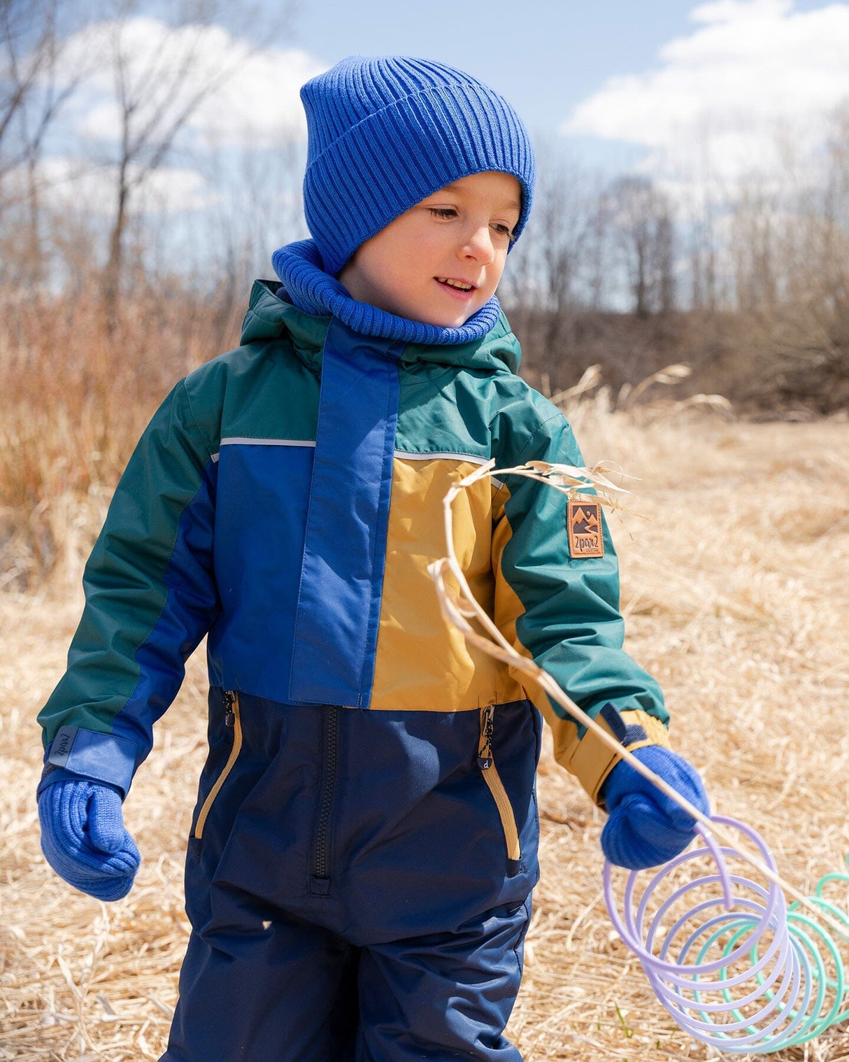 Knit Neckwarmer Royal Blue-1