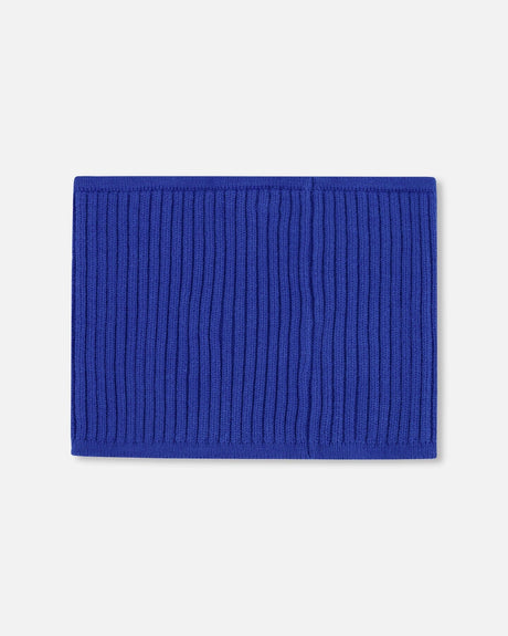 Knit Neckwarmer Royal Blue-3