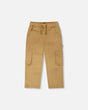 Stretch Twill Carpenter Pants Beige-0