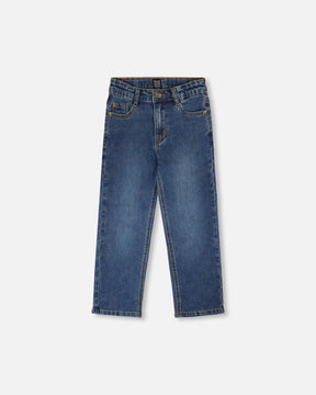 Stretch Jeans Navy Blue Denim-0