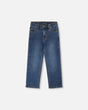 Stretch Jeans Navy Blue Denim-0