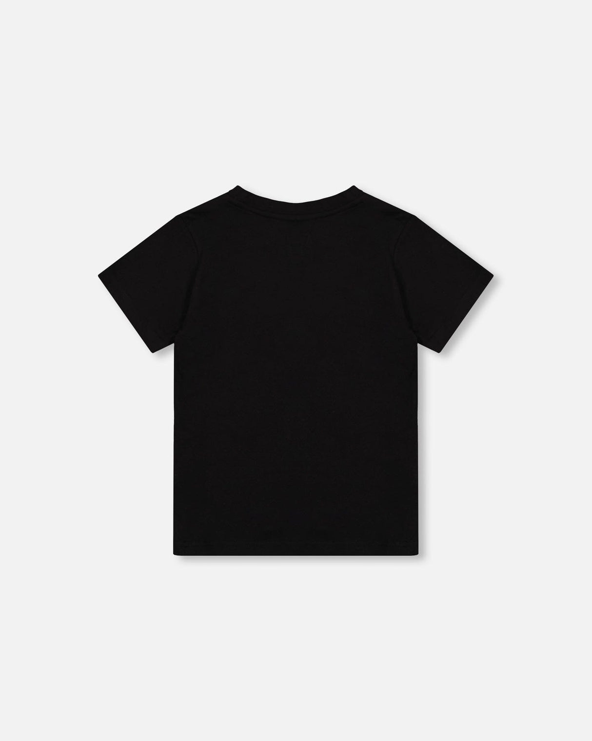 Organic Cotton Jersey T-Shirt Solid Black-1