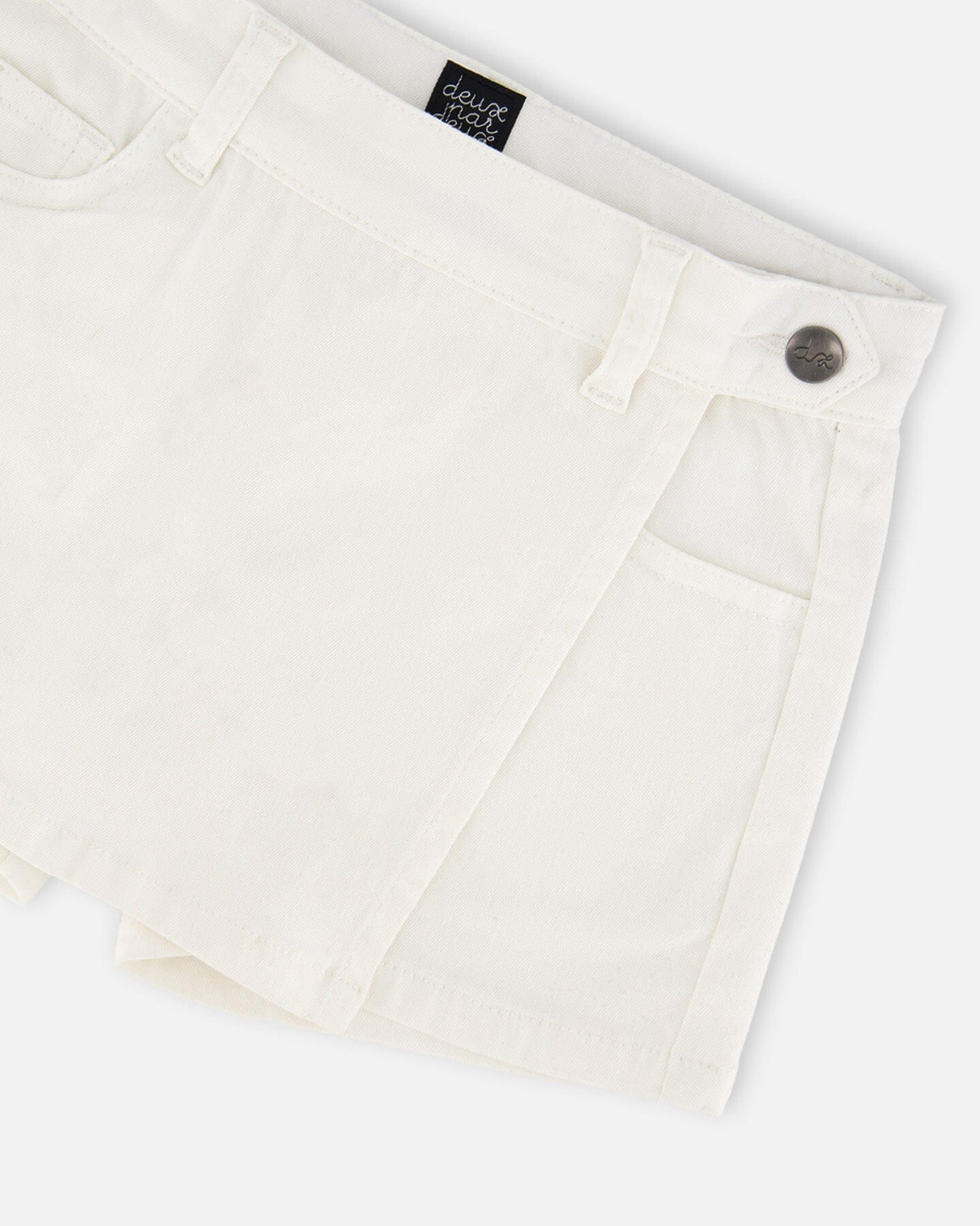 Stretch Twill Skort White-3