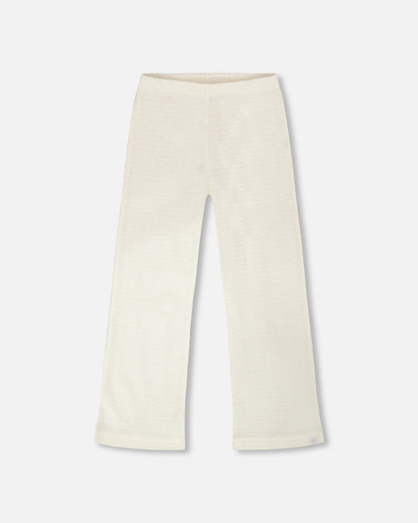 Crinkle Jersey Leggings Off White-0