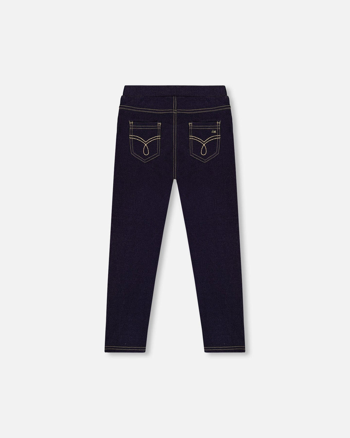 Navy Blue Denim Jeggings-1