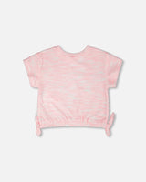 Jacquard Knit T-Shirt Multicolored-2