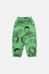 40Th Anniversary Printed Poplin Pant Green-0