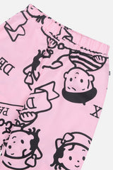 40Th Anniversary Printed Poplin Pant Soft Pink-4