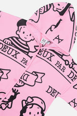 40Th Anniversary Printed Jersey One-Piece Soft Pink-3