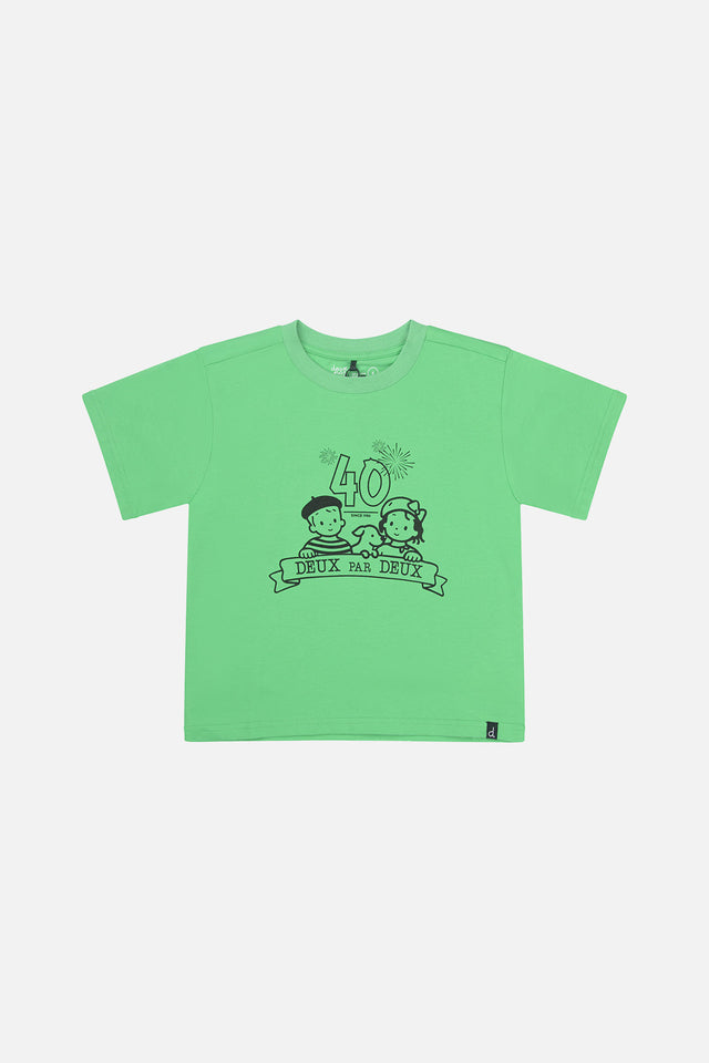 40Th Anniversary Graphic T-Shirt Green-0