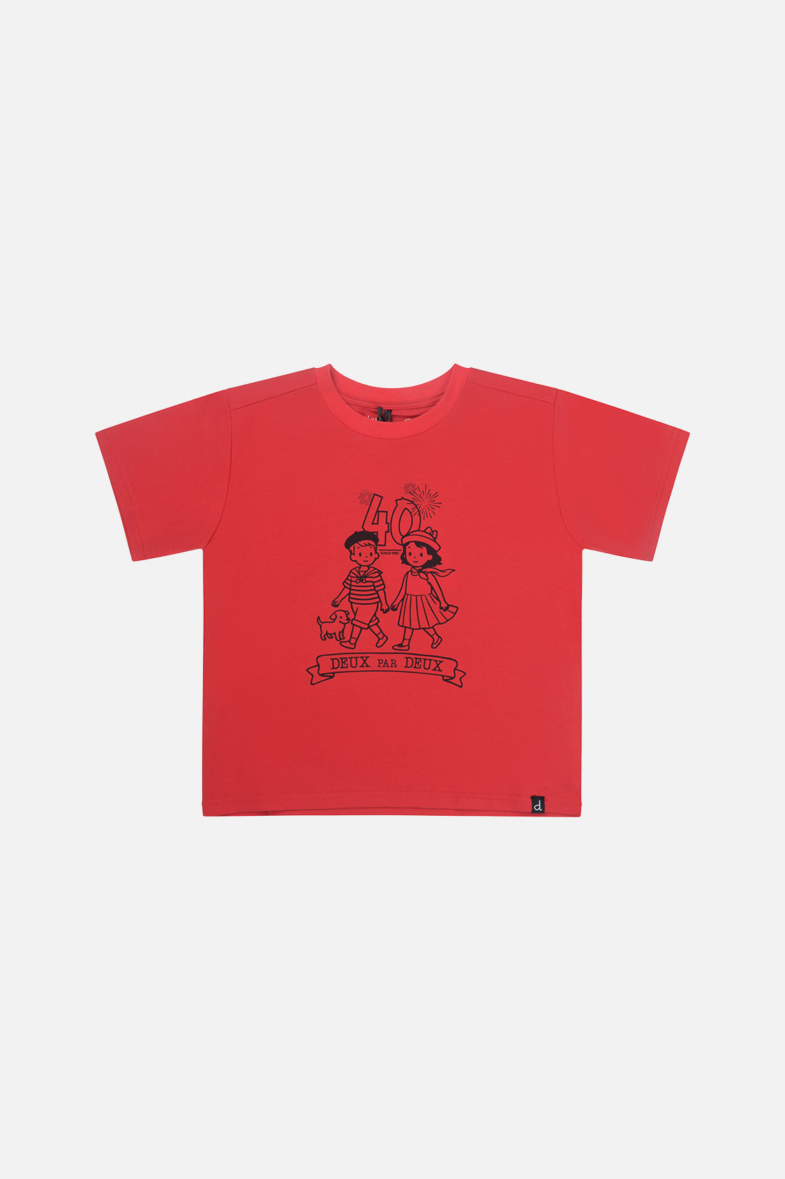40Th Anniversary Graphic T-Shirt Poppy Red-0