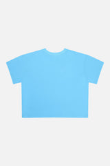 Adult 40Th Anniversary Graphic T-Shirt Sky Blue-2
