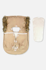 Deux par Deux Bunting Bag For Car Seats & Strollers Beige