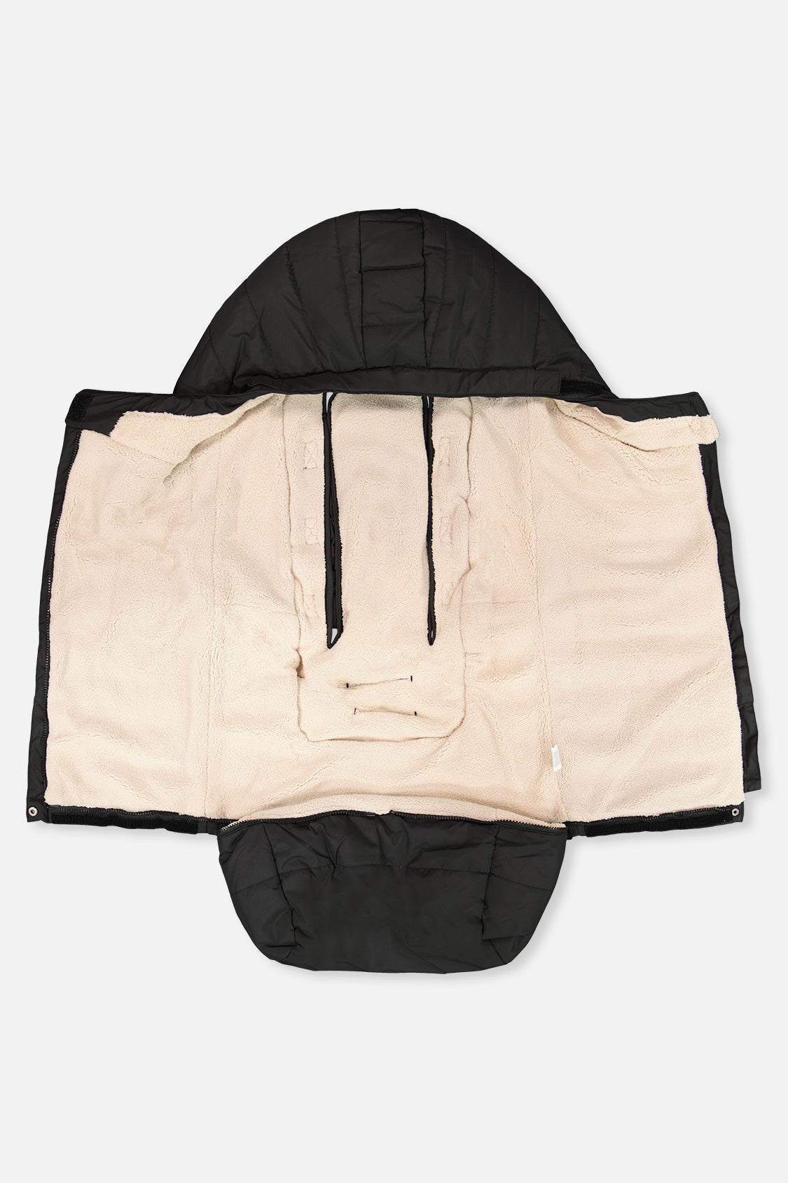 Deux par Deux Evolutive Footmuff For Car Seats And Strollers Black