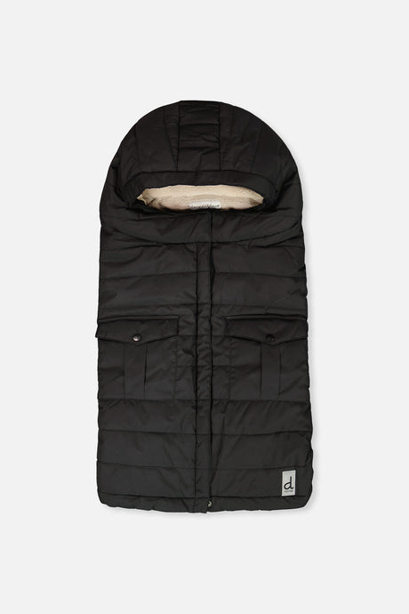Deux par Deux Evolutive Footmuff For Car Seats And Strollers Black