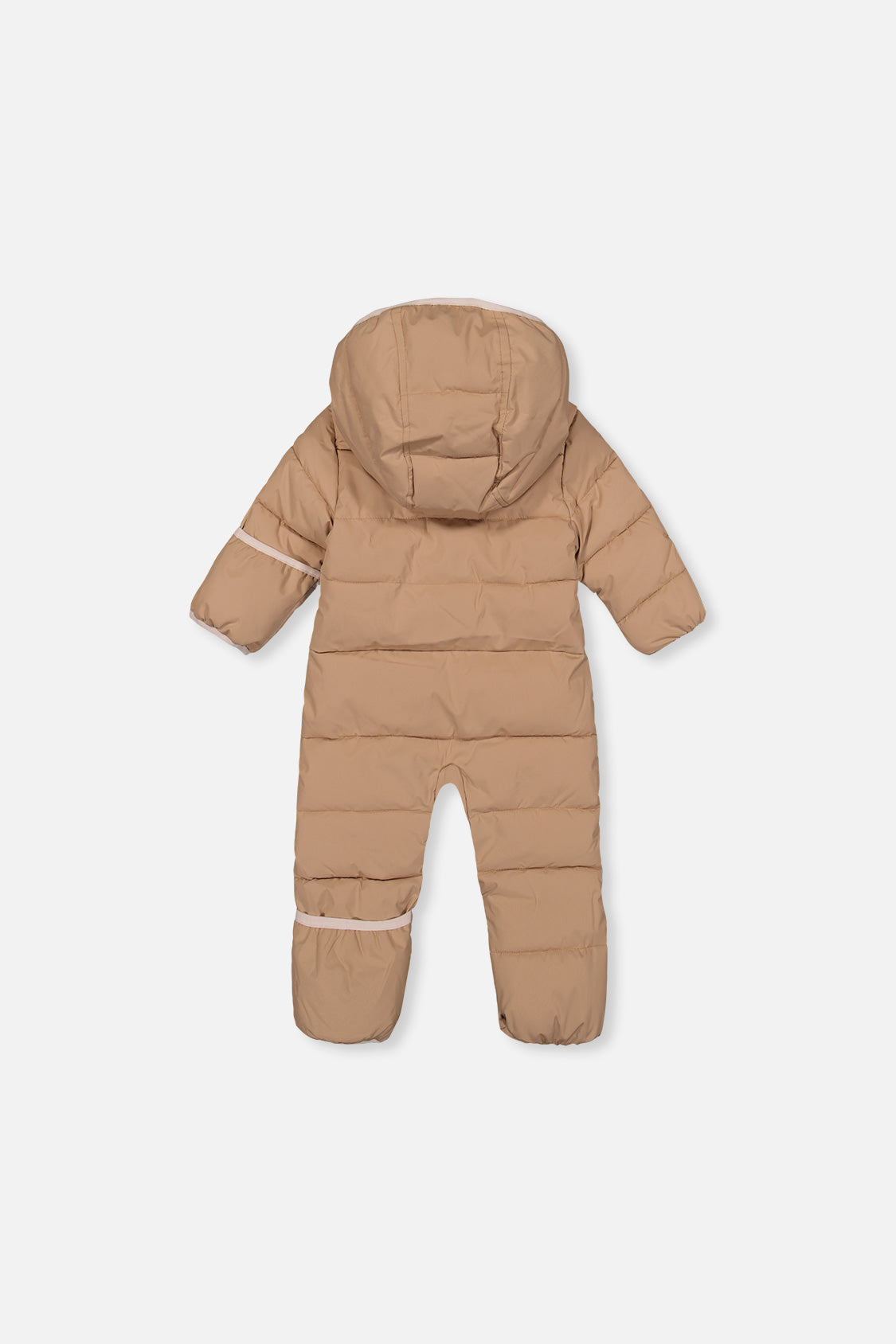 Deux par Deux Baby Cloud Beige one-piece car seat snowsuit alternate product view
