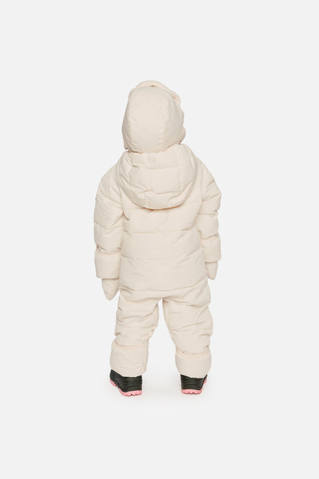 Off-white Baby Cloud car seat snowsuit cold-weather lifestyle view