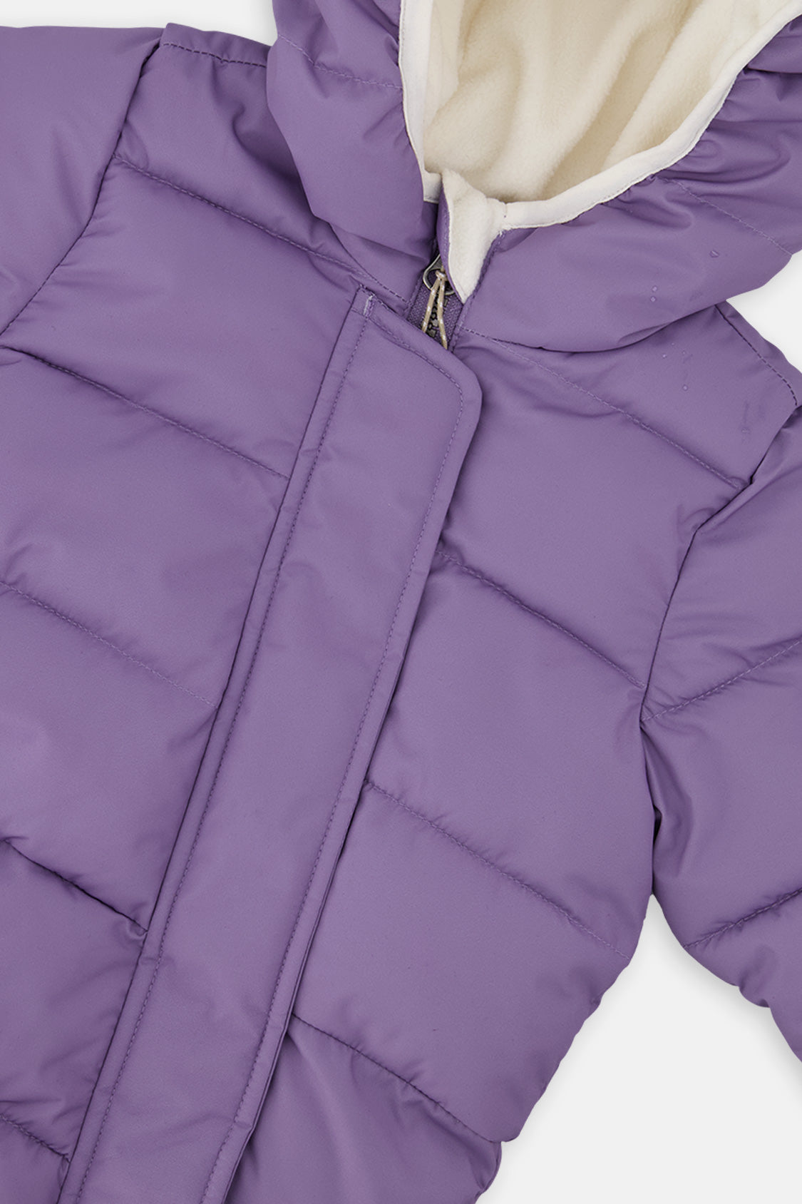 Violet Baby Cloud car seat snowsuit back view