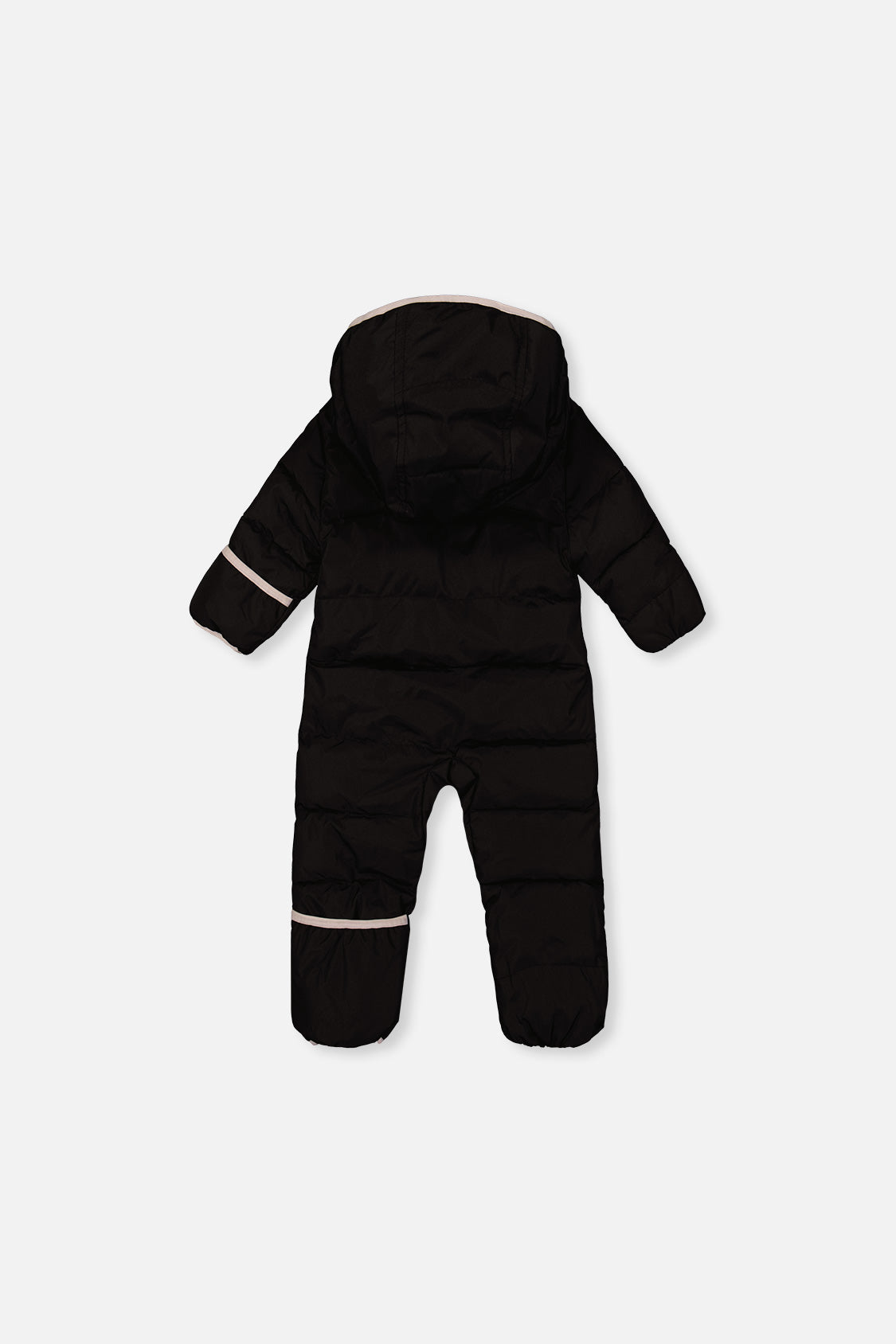 Deux par Deux Baby Cloud Black one-piece car seat snowsuit alternate product view