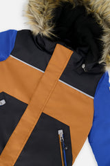 Deux par Deux Two Piece Discover Snowsuit Black Brown And Blue