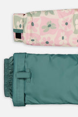 Deux par Deux white retro pink print DISCOVER two-piece snowsuit, product photo 9