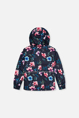Light Weight Two Piece Chill Snowsuit Blue Floral Print-4