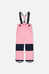 Deux par Deux Light Weight Two Piece Chill Snowsuit Blue Floral Print