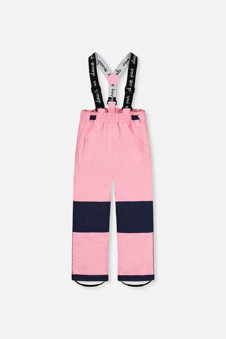 Deux par Deux Light Weight Two Piece Chill Snowsuit Blue Floral Print
