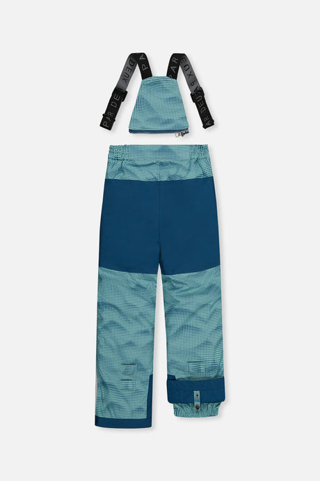 Deux par Deux Two Piece Play Snowsuit Greyish Blue And Navy With Greyish Blue Pants product image P6