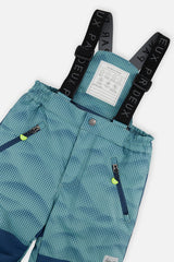 Deux par Deux Two Piece Play Snowsuit Greyish Blue And Navy With Greyish Blue Pants