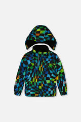 Deux par Deux boys PLAY checkerboard two-piece snowsuit alternate product view