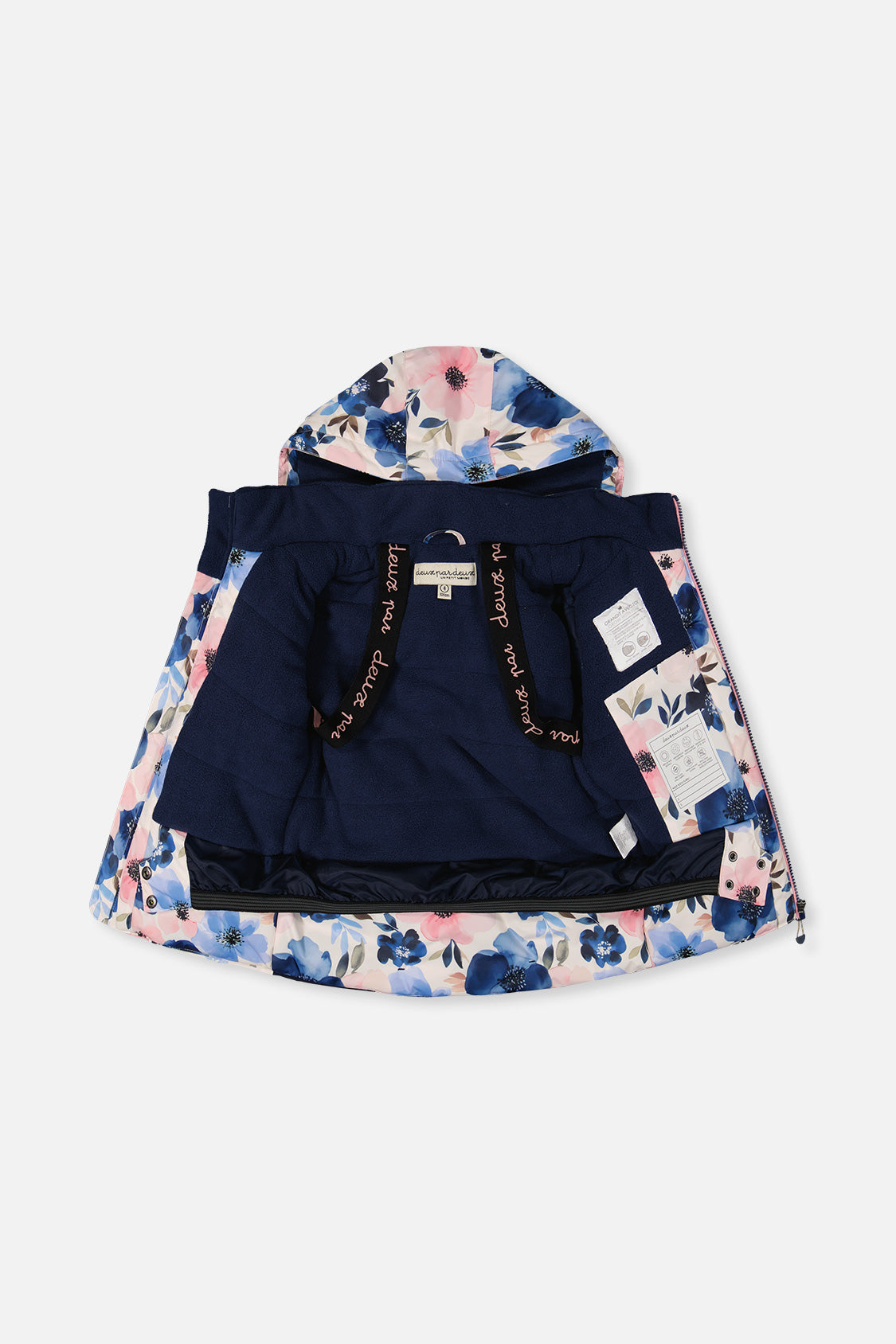 Deux par Deux printed winter suit with Cordura reinforced snow pants