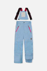 Girls PLAY two-piece snow suit with suspenders and grow-with-me system