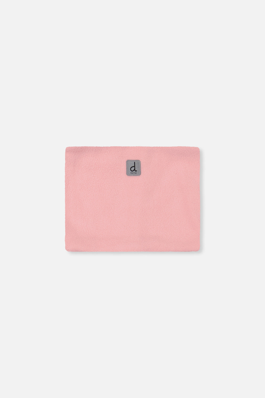 Pink polar fleece neckwarmer included with the PLAY snowsuit