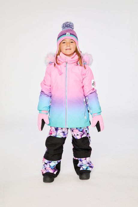 Two Piece Play Snowsuit Pink To Blue Gradient-3