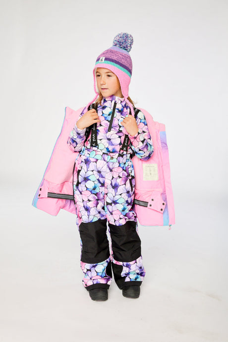 Deux par Deux Two Piece Play Snowsuit Pink To Blue Gradient