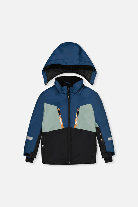 Deux par Deux TEKNIK two-piece snowsuit in Navy Blue — alternate product view