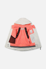 Two Piece Teknik Snowsuit Off-White And Pink With Black Pants-3