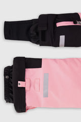 Deux par Deux pink Teknik two-piece snowsuit, detail view 9