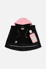 Deux par Deux pink Teknik two-piece snowsuit, detail view 2