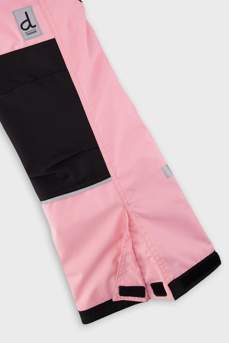 Deux par Deux pink Teknik two-piece snowsuit, detail view 7