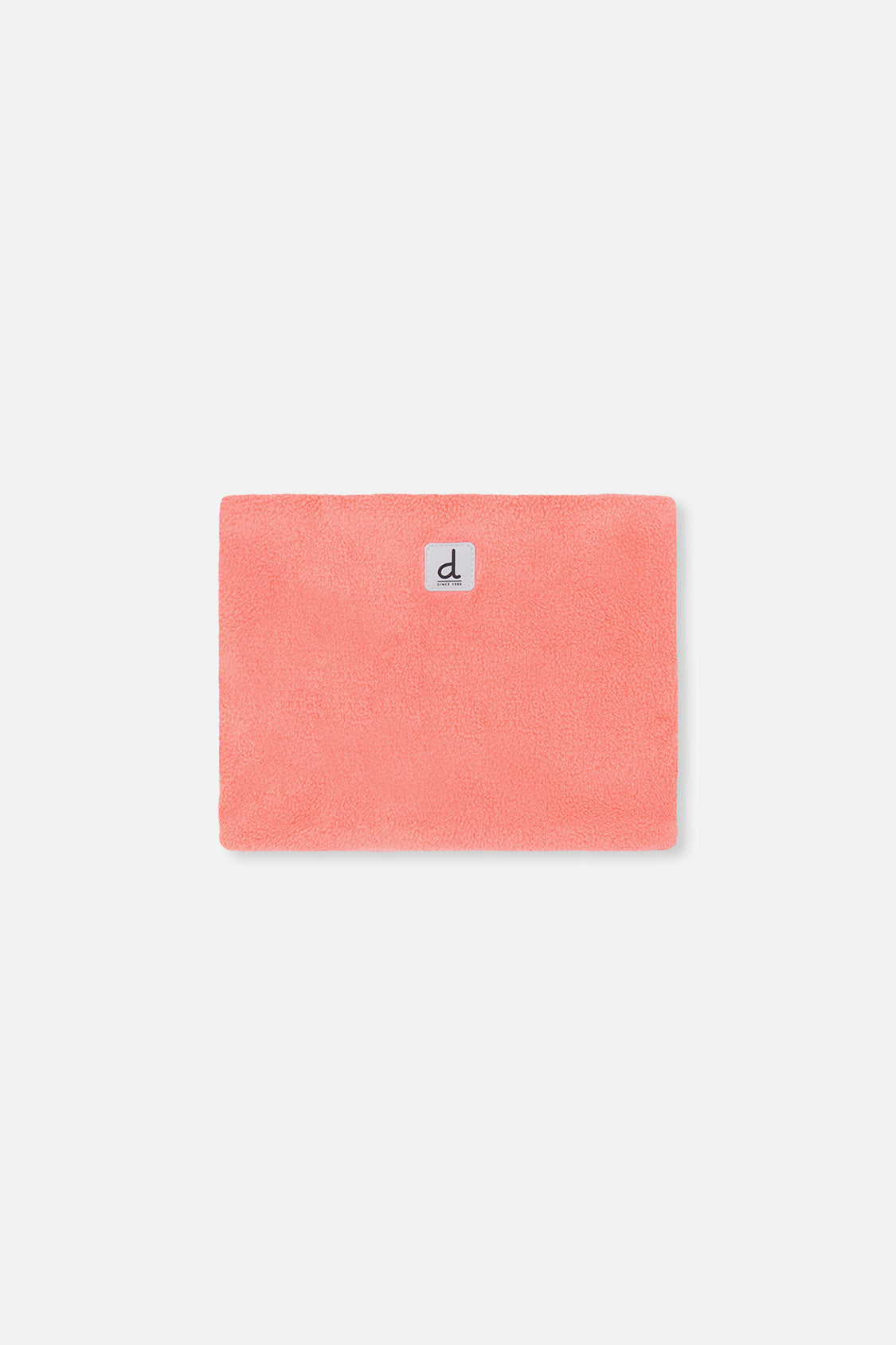 Coral pink fleece neckwarmer included with the TEKNIK snowsuit