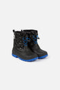 Quilted Winter Boots With Polar Fleece Lining Noir-0