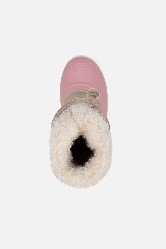 Winter Boots With Removable Lining Pale Dusty Pink-3