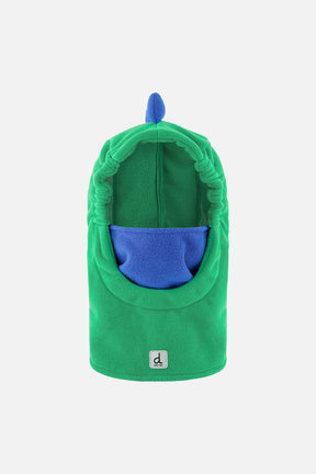 Oversized Dino Polar Balaclava For Ski Helmet Bright Green-0