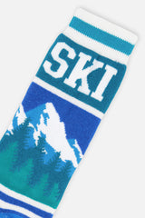 Ski Socks Dark Blue-2
