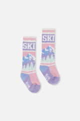 Ski Socks Light Pink-1
