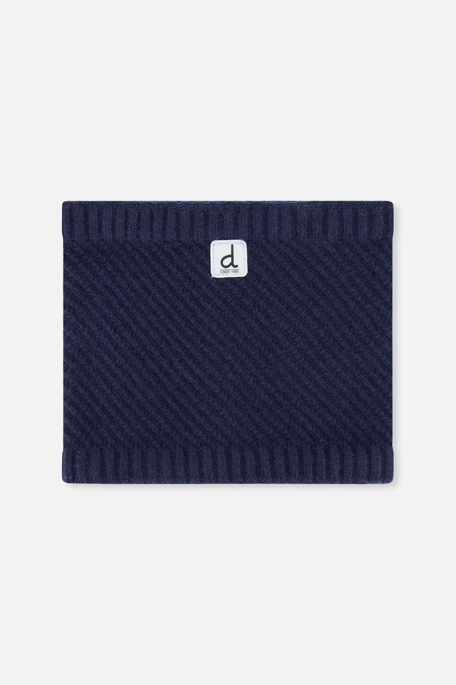 Winter Knit Neckwarmer Navy Blue-0