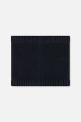 Winter Knit Neckwarmer Black-2