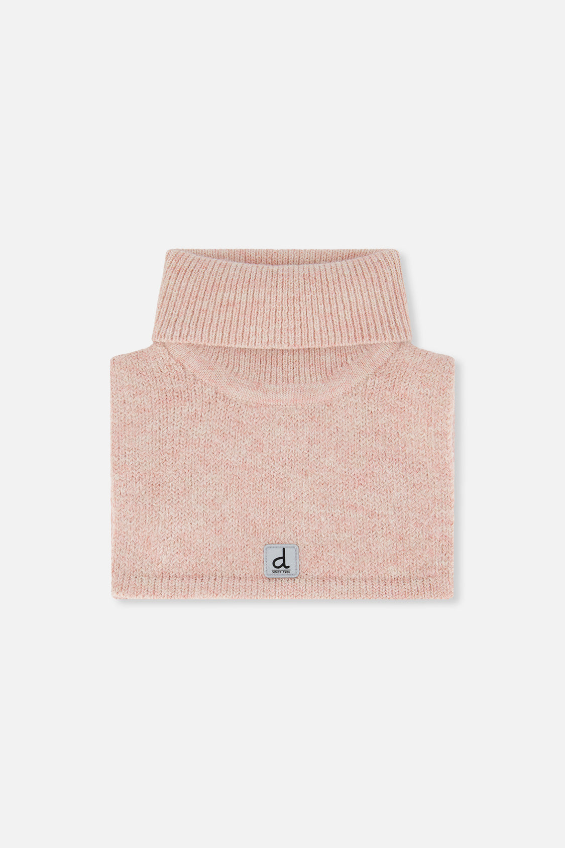Baby Knit Turtle Neckwarmer Pale Dusty Pink-0